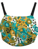 Dolce & Gabbana Elegant Floral Silk Blend Cropped Tank Top