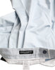 Dolce & Gabbana Sky Blue Cotton Stretch Skinny Pants
