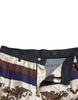 Dolce & Gabbana Elegant Silk Skinny Pants with Heraldic Print
