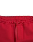 Dolce & Gabbana Sizzling Red Cotton Blend Jogger Pants