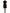 Dolce & Gabbana Elegant Black Floral Lace A-Line Mini Dress