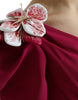 Dolce & Gabbana Elegant Purple Silk Midi Sheath Dress