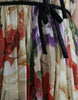 Dolce & Gabbana Floral Elegance Silk Chiffon Mini Dress