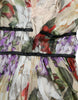 Dolce & Gabbana Floral Elegance Silk Chiffon Mini Dress