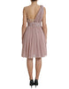 Dolce & Gabbana Elegant Asymmetrical Pink Tulle Dress