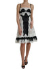Dolce & Gabbana Elegant Silk Blend A-Line Lace Dress