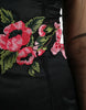 Dolce & Gabbana Floral Embroidery Tulle Long Evening Dress