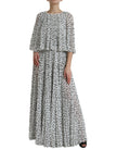 Dolce & Gabbana Elegant Polka Dots Maxi Dress