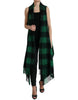 Dolce & Gabbana Elegant Checkered Poncho Jacket