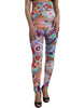 Dolce & Gabbana Enchanting Floral Print High-Waist Leggings