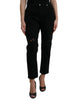 Dolce & Gabbana Elegant High Waist Black Stretch Jeans