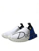 Dolce & Gabbana Chic Low Top Sorrento Sneakers in Blue and White
