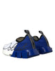Dolce & Gabbana Chic Low Top Sorrento Sneakers in Blue and White