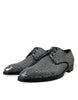 Dolce & Gabbana Exquisite Sequined Derby Dress Shoes