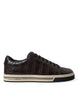 Dolce & Gabbana Elegant Exotic Leather Low-Top Sneakers
