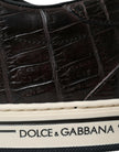 Dolce & Gabbana Elegant Exotic Leather Low-Top Sneakers
