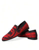 Dolce & Gabbana Torero-Inspired Luxe Red & Black Loafers