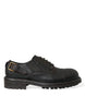 Dolce & Gabbana Elegant Mens Leather Derby Dress Shoes