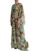 Dolce & Gabbana Elegant Floral Silk Maxi Dress