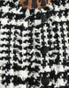 Dolce & Gabbana Elegant Houndstooth Long Trench Coat
