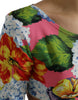 Dolce & Gabbana Floral Elegance Cropped Blouse