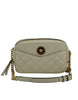 Versace Elegant White Lamb Leather Camera Bag