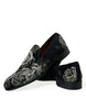 Dolce & Gabbana Elegant Floral Velvet Loafers