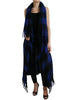 Dolce & Gabbana Elegant Checkered Fringe Poncho Cardigan