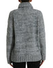 Dolce & Gabbana Elegant Gray Cashmere Blend Turtleneck Pullover