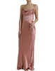 Dolce & Gabbana Elegant Long Silk Gown in Pink