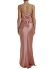 Dolce & Gabbana Elegant Long Silk Gown in Pink