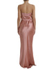 Dolce & Gabbana Elegant Long Silk Gown in Pink