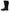 Dolce & Gabbana Sleek Black Shearling Mid Calf Boots