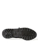 Dolce & Gabbana Black Leather Ankle Strap Boots