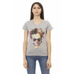 Trussardi Action Gray Cotton Women T-Shirt