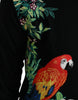 Dolce & Gabbana Elegant Wool Silk Printed Cardigan Sweater