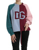 Dolce & Gabbana Multicolor Cotton Crew Neck Sweater