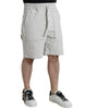 Dolce & Gabbana Beige Cotton Corduroy Men's Bermuda Shorts