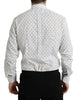 Dolce & Gabbana Elegant White Cotton Slim Fit Dress Shirt