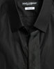 Dolce & Gabbana Elegant Black Slim Fit Dress Shirt