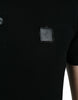 Dolce & Gabbana Elegant Black Cotton Polo Shirt