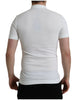 Dolce & Gabbana Crown Embroidered White Cotton Polo
