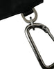 Dolce & Gabbana Sleek Designer Nylon-Leather Pouch in Black