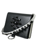 Dolce & Gabbana Elegant Crystal-Embellished Leather Card Holder