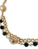 Dolce & Gabbana Elegant Crystal Bounce Leather Waist Belt
