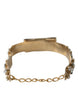 Dolce & Gabbana Gold-Tone Crystal Embellished Waist Belt