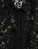 Dolce & Gabbana Elegant Floral Lace Blouse Top