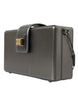 Dolce & Gabbana Metallic Gray Calfskin Shoulder Bag with Chain Strap