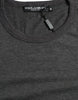 Dolce & Gabbana Elegant Dark Gray Crew Neck Tee