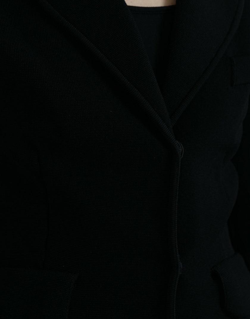 Dolce & Gabbana Elegant Black Designer Blazer for Women